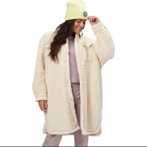 Elegant Cream Teddy Jacket